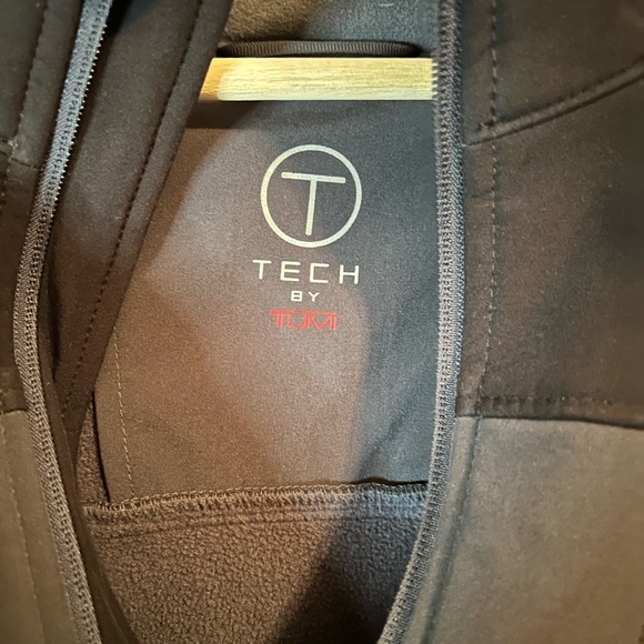 Tech by TUMI Men’s Full Zip Softshell Jacket Fleece Lined‎ Winter Coat Size XL - Picture 2 of 3